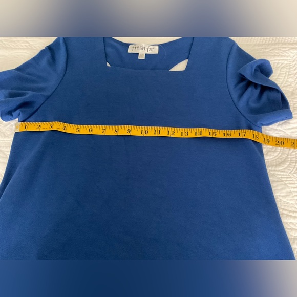 FRESH FX, CERULEAN BLUE CAUSAL DRESS SIZE: M - Picture 6 of 13